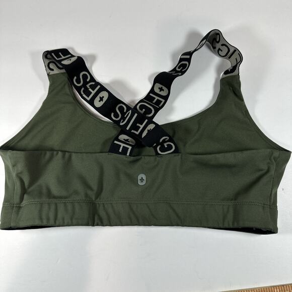 Figs Sports Bra Lot of 3 Large 2 green 1 Black Performance Underscrub Wireless - Picture 3 of 14